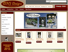 Tablet Screenshot of dnsdesignsandmore.com